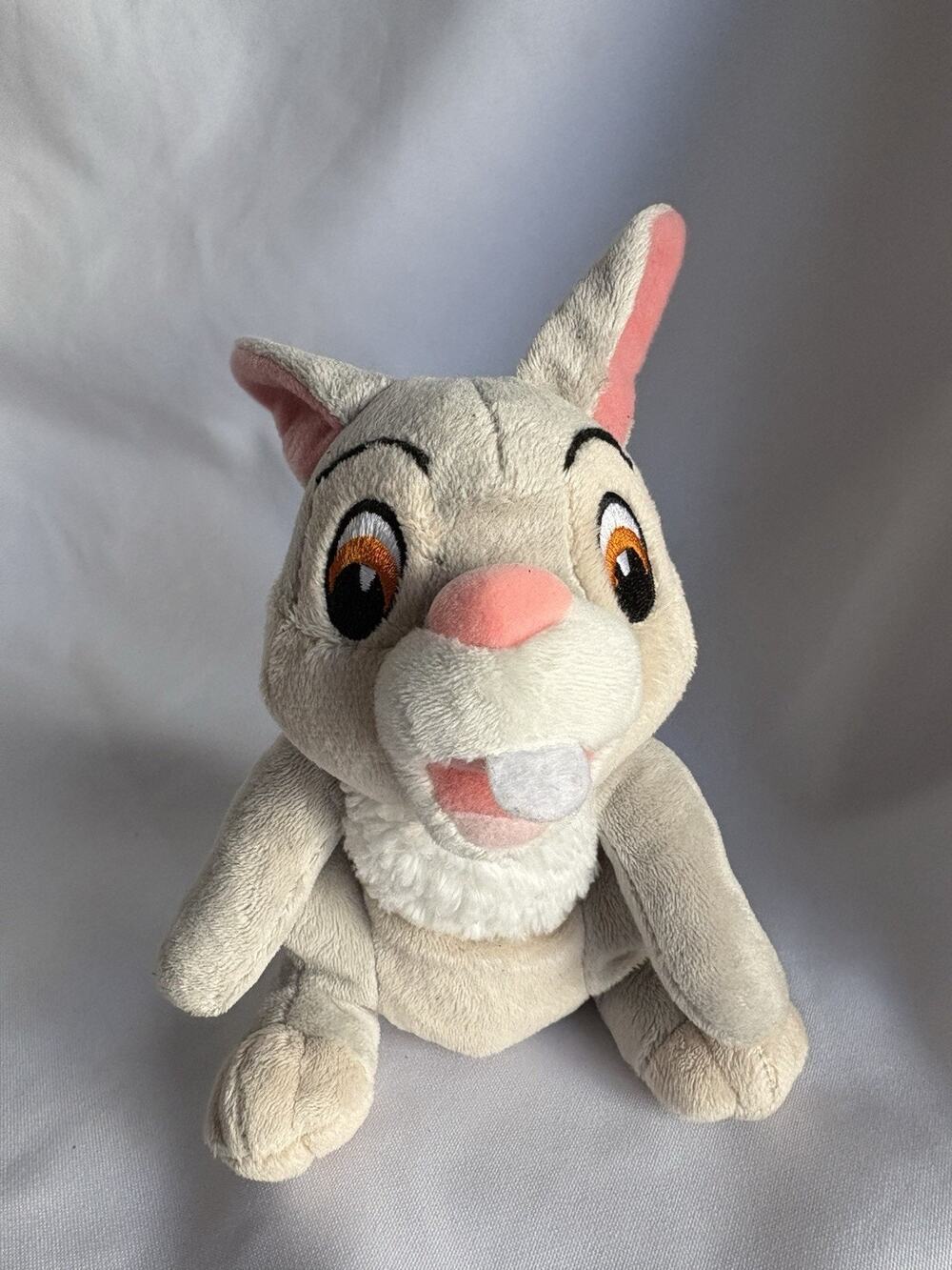 Disney Bambi "Thumper" Gray Rabbit Stuffed Plush Size: 6"